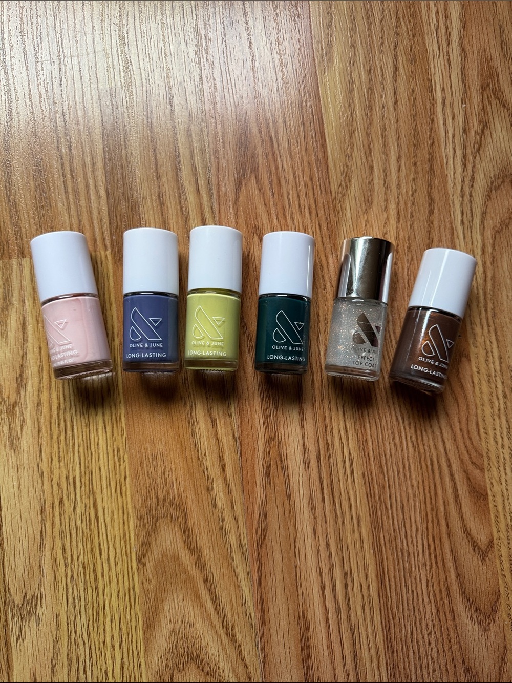 ✨ Olive & June - Nail Colors Bundle of 6